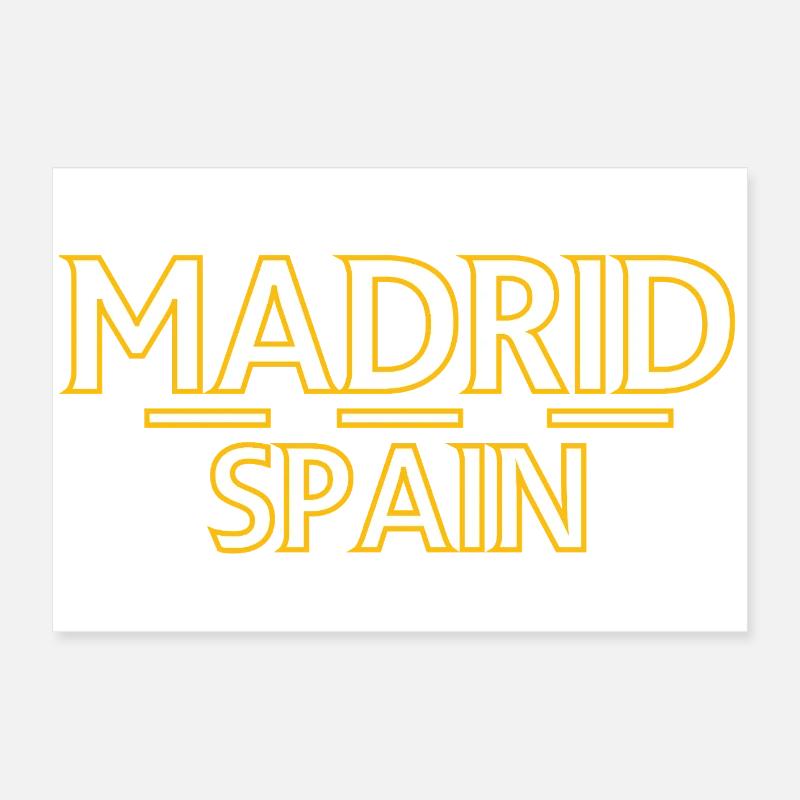 Madrid – Spain Poster 24" x 16" (60x40 cm)