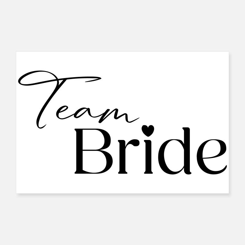 Équipe Bride Poster 60 x 40 cm