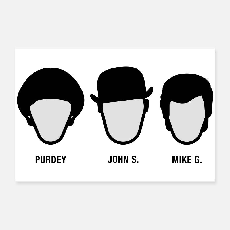 Chapeau Melon (S-05-P-JS-MG) Poster 60 x 40 cm