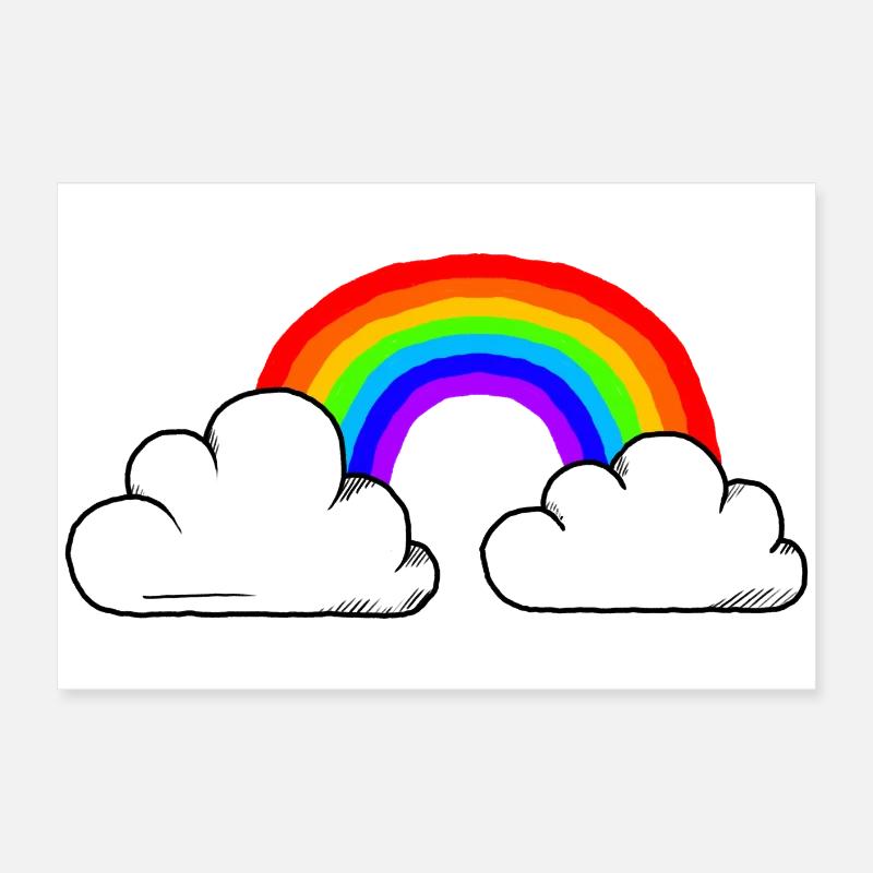 Teh Connection Pride Rainbow Colours / RGB Poster 60x40 cm