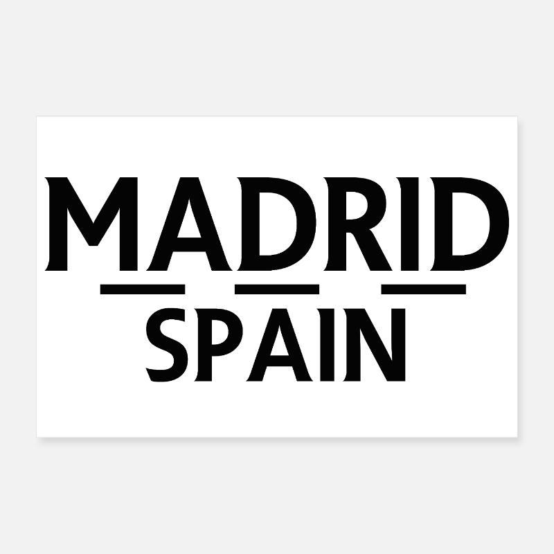 Madrid – Espagne Poster 60 x 40 cm