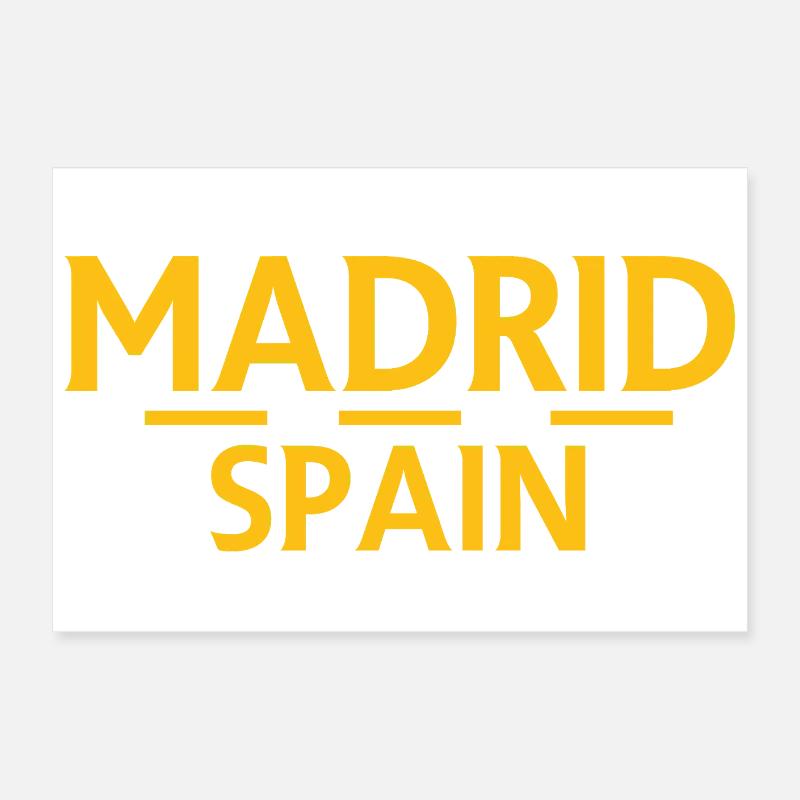 Madrid – Spain Poster 24" x 16" (60x40 cm)