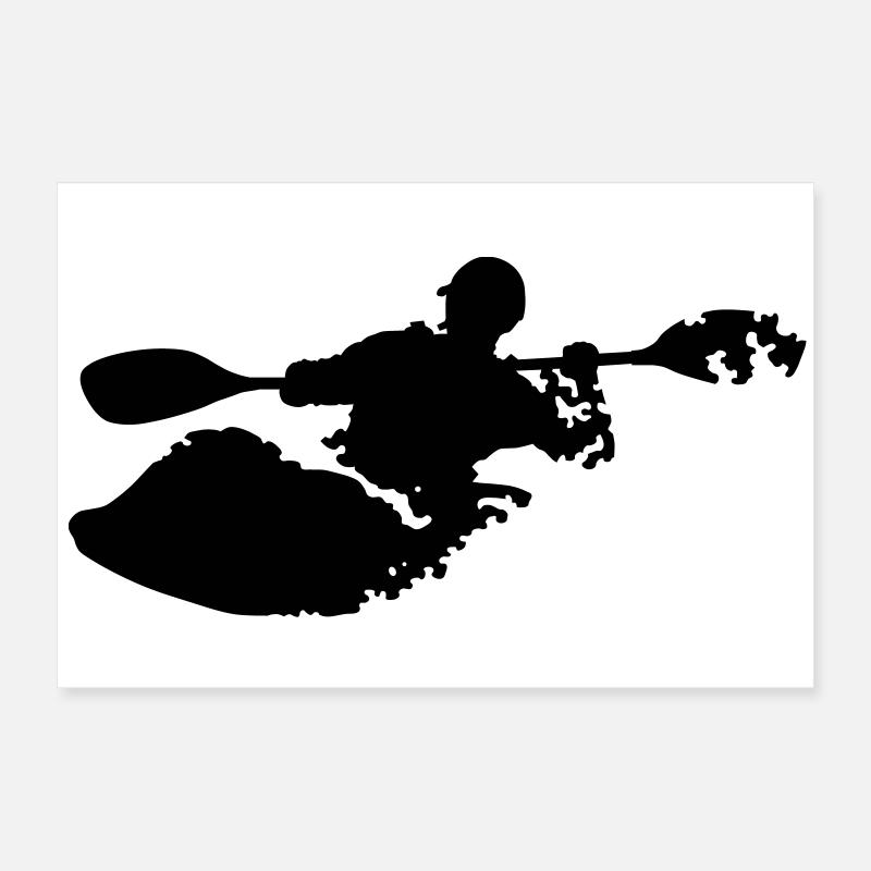 Kayaking Poster 60x40 cm
