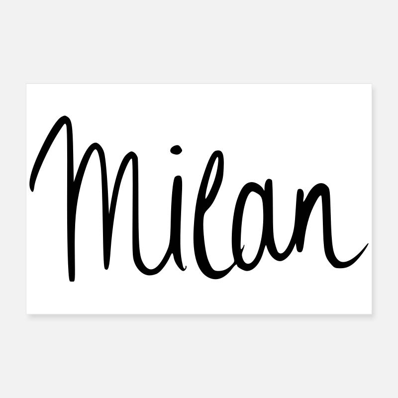 Milan Poster 60 x 40 cm