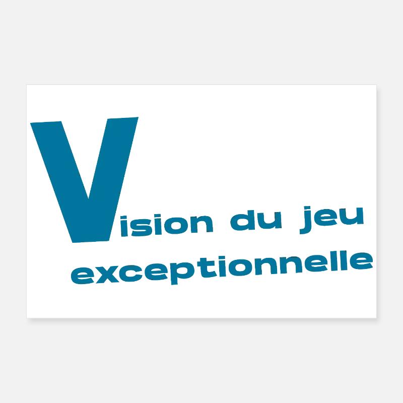 Vision du Jeu Poster 60 x 40 cm