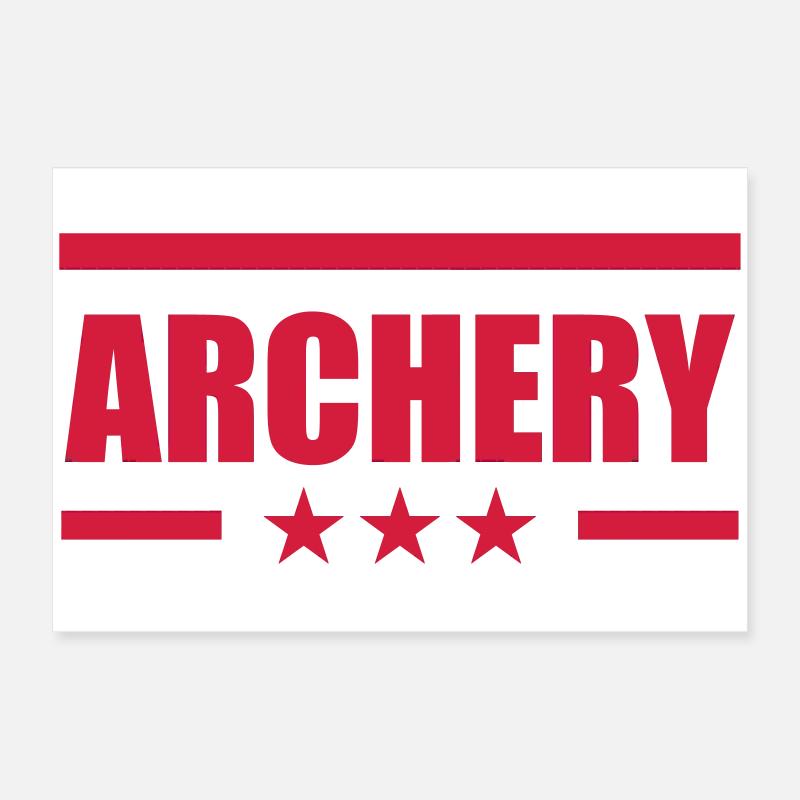 Archery / Bogenschießen / Tir à l'arc Poster 60 x 40 cm