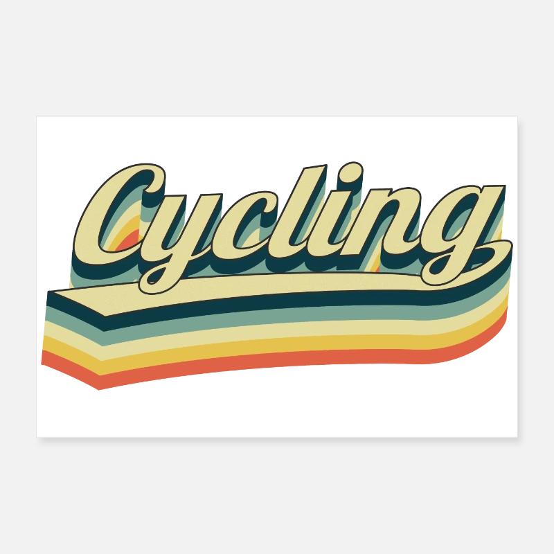 Cycling - Vélo Poster 60 x 40 cm