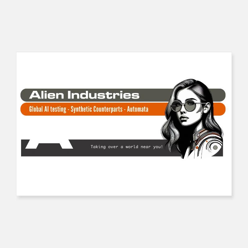 alien industries Poster 24" x 16" (60x40 cm)