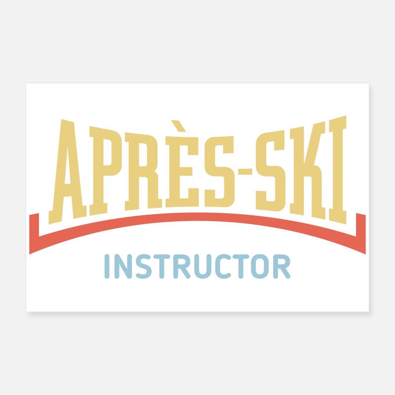 Après-Ski – Moniteur (Concave / Après Ski / 3C) Poster 60 x 40 cm