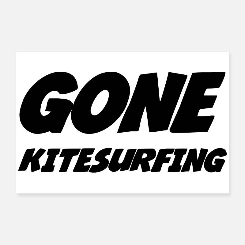Kiteboarding / Kitesurfing / Kitesurf / Poster 60 x 40 cm