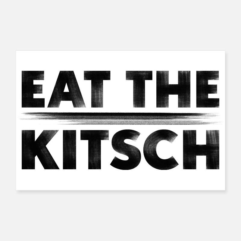 EAT THE KITSCH Poster 24" x 16" (60x40 cm)