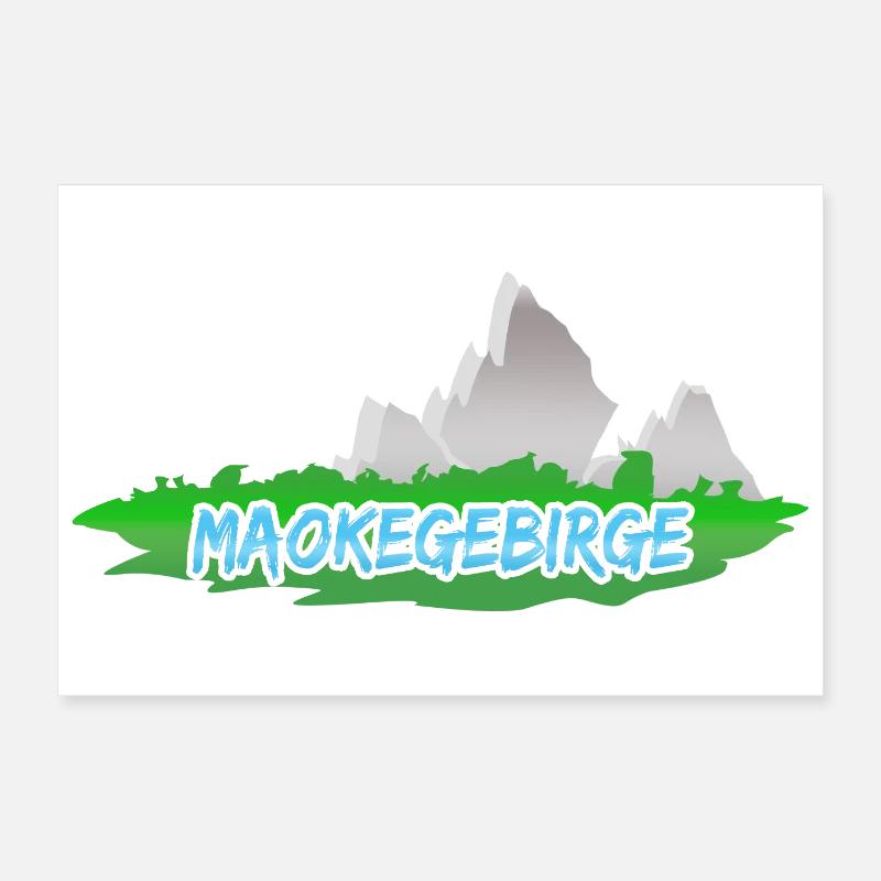 Monts Maoke Poster 60 x 40 cm