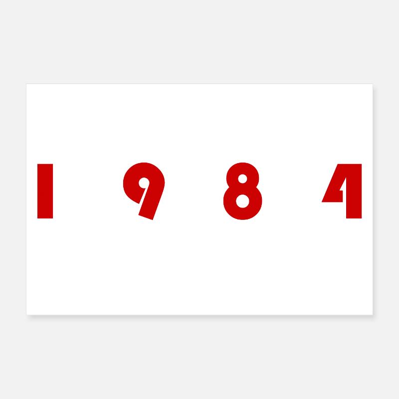 1984 Poster 60 x 40 cm