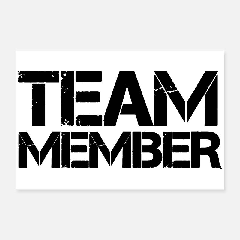 team_member Poster 60x40 cm