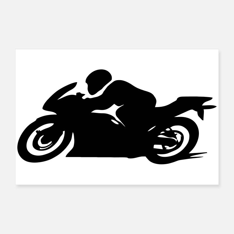 motorcycle Poster 24" x 16" (60x40 cm)