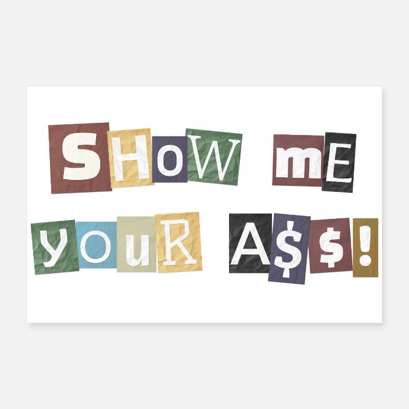 Collage de lettres SYMA Poster 60 x 40 cm