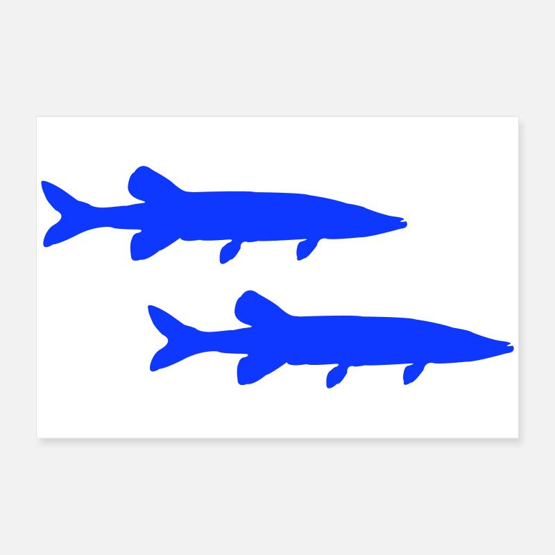 Brochet Poster 60 x 40 cm