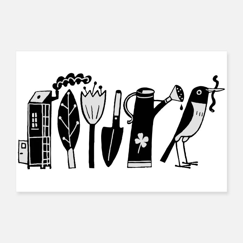 Garten Poster 60x40 cm