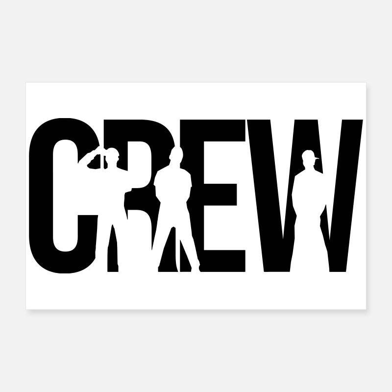 crew Poster 60x40 cm