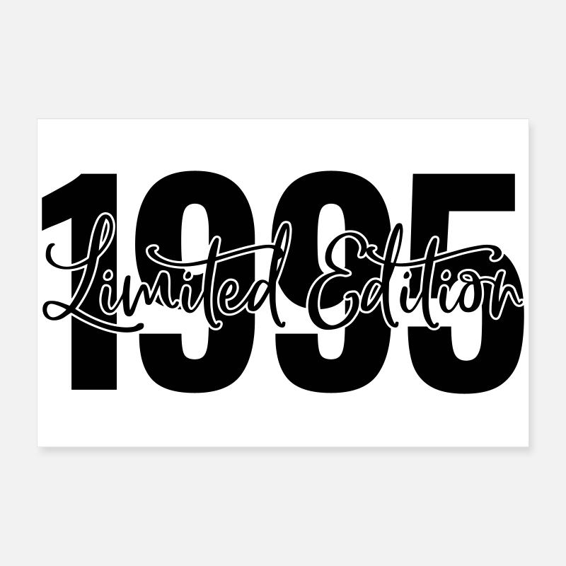 Edition limitée 1995 Poster 60 x 40 cm