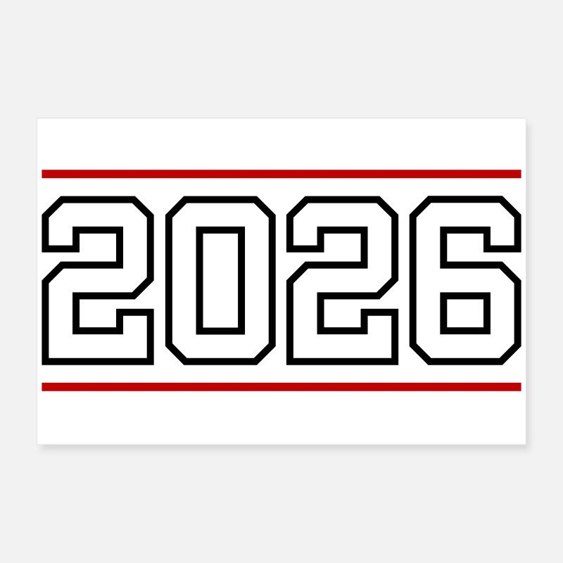 2026 Line Poster 24" x 16" (60x40 cm)