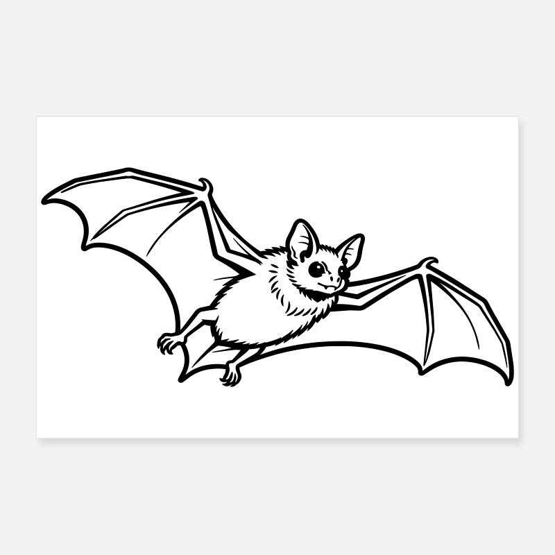 bat Poster 24" x 16" (60x40 cm)