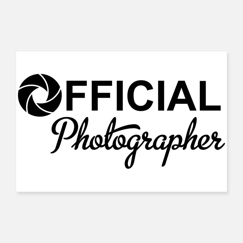 Photographer Poster 24" x 16" (60x40 cm)
