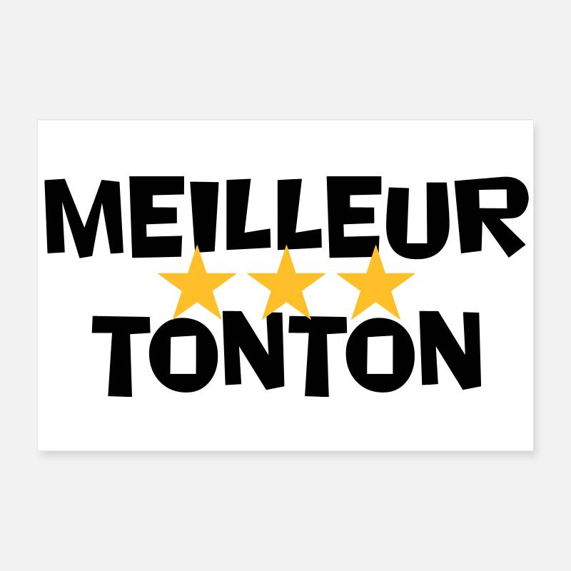 Best Uncle Poster 24" x 16" (60x40 cm)