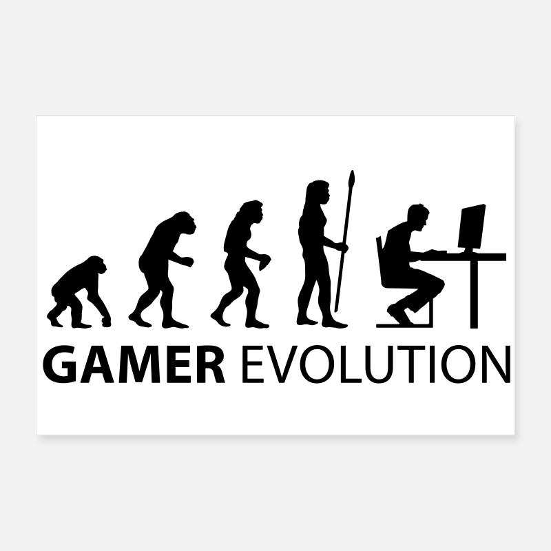 gamer evolution Poster 60x40 cm