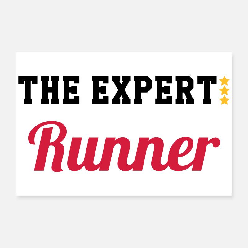 Running / Jogging / Run / Trail / Sport Poster 24" x 16" (60x40 cm)