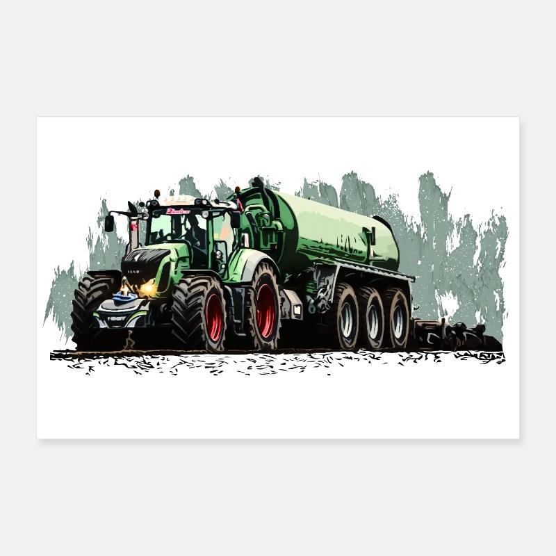 Schwergewicht auf vier Rädern Poster 60x40 cm