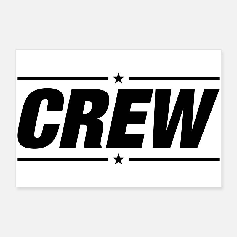 Crew Poster 60x40 cm