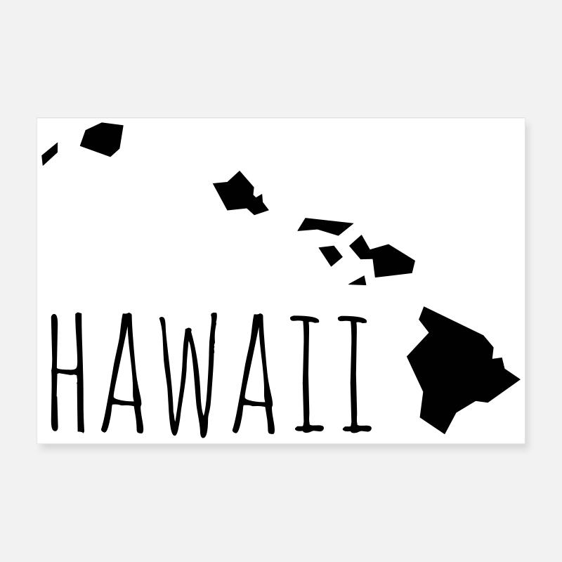 hawaii Poster 60x40 cm