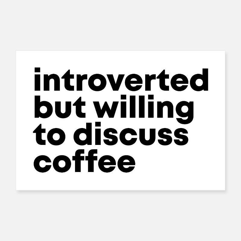 café Poster 60 x 40 cm