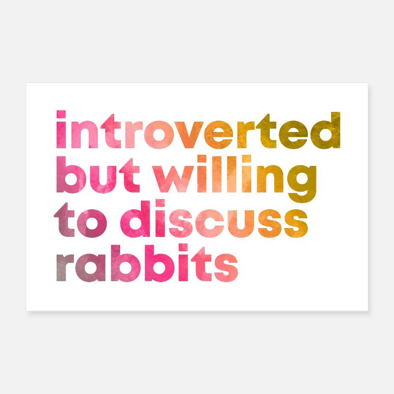 Rabbit Poster 24" x 16" (60x40 cm)