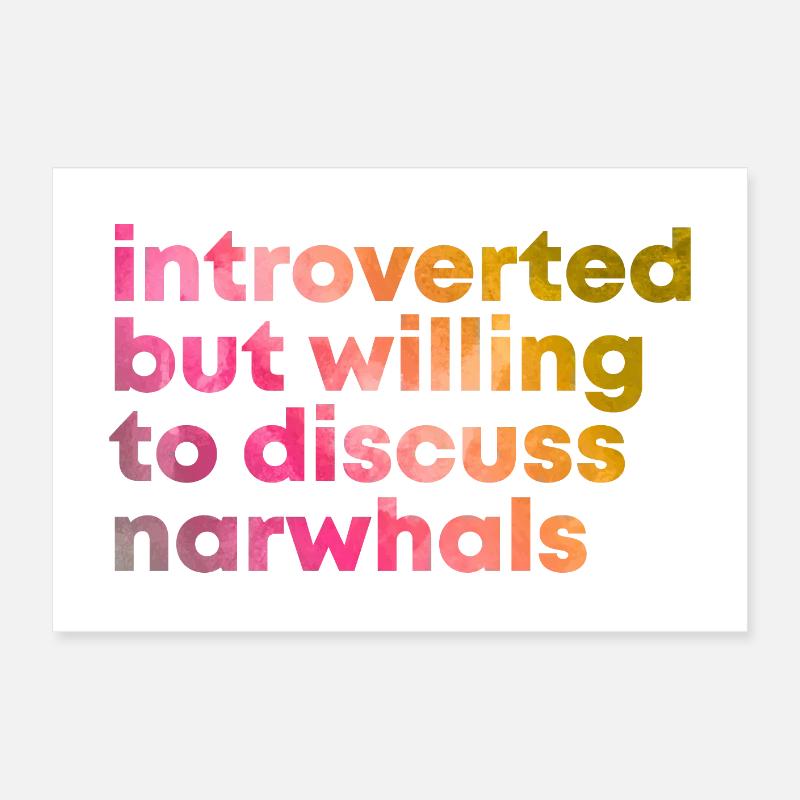 Narwal Poster 60x40 cm