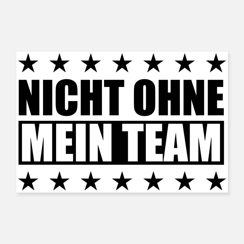 mein_team Poster 60 x 40 cm