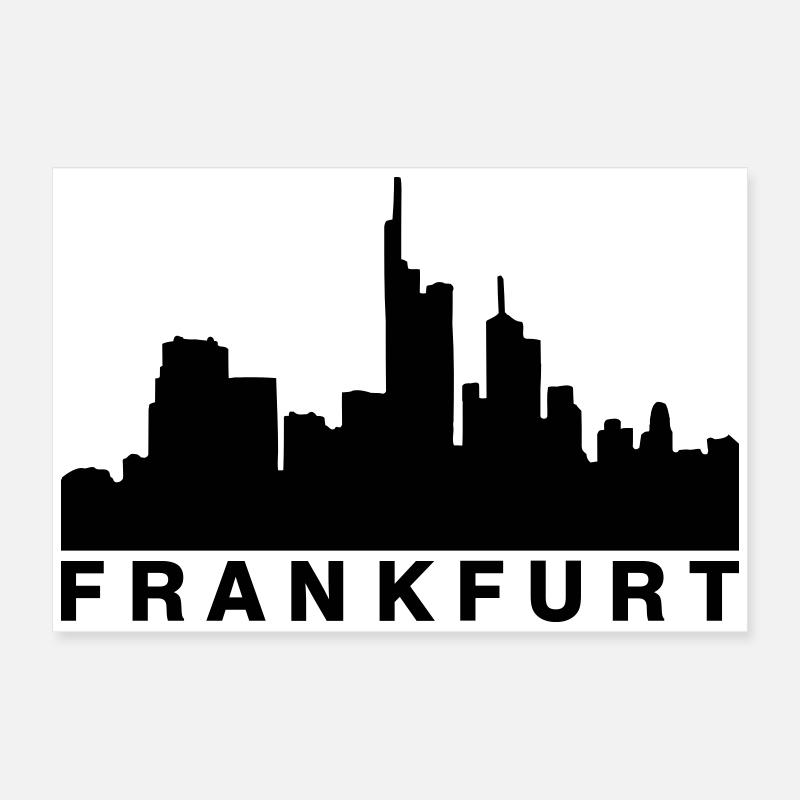 Frankfurter Skyline Frankfurt Poster 60x40 cm