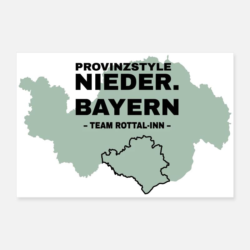 Lower Bavaria | ROTTAL-INN Poster 24" x 16" (60x40 cm)