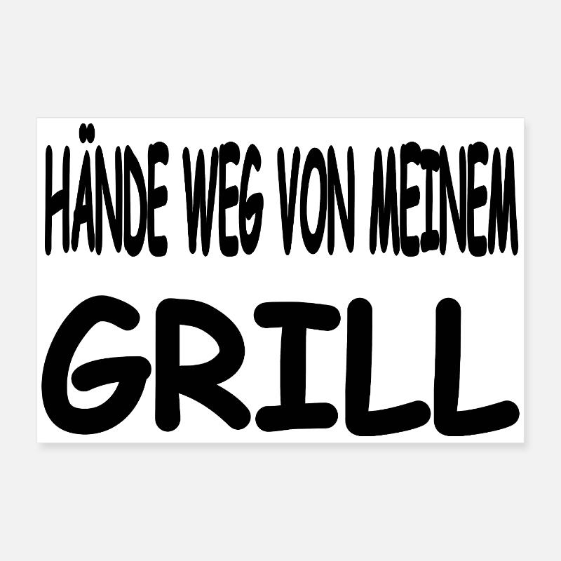 Grillen Poster 60x40 cm