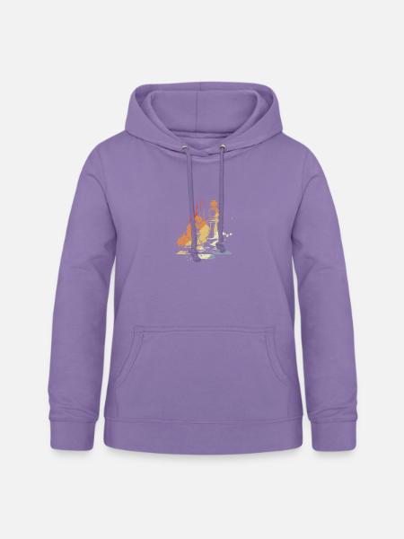 Schach Streetart - Frauen Hoodie - Lavendel
