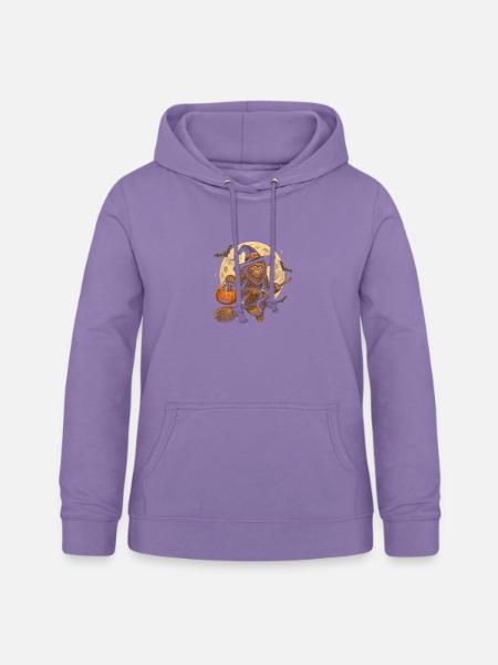 Bigfoot Hexe Halloween Bigfoot - Frauen Hoodie - Lavendel