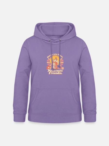 Mama Tochter Liebe Beste Freundin - Frauen Hoodie - Lavendel