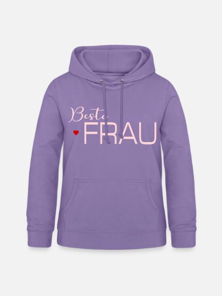 Beste Frau Wertschätzung - Frauen Hoodie - Lavendel