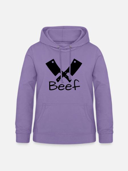 Beef-Design - Frauen Hoodie - Lavendel