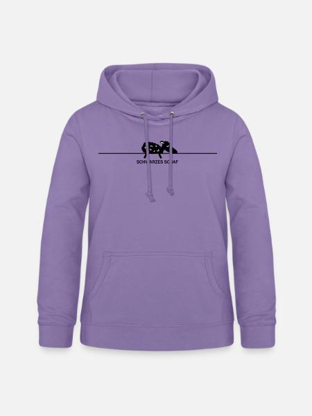 Kleines schwarzes Schaf - Frauen Hoodie - Lavendel