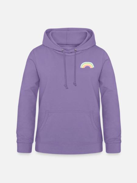 rainbow pastel - Frauen Hoodie - Lavendel