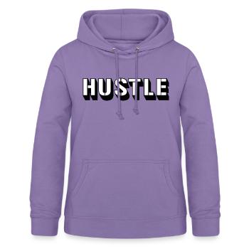 Hustle - Frauen Hoodie - Lavendel - Vorne - AI Model Female 172 light (172cm)