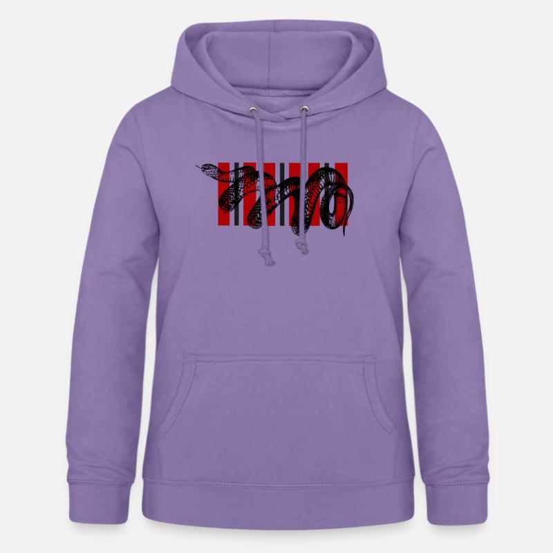 Snake barcode - Women's Hoodie - lavender