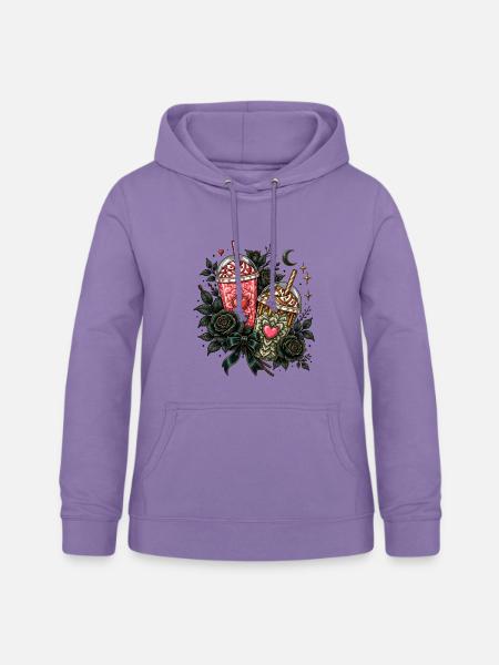 Gothic Milkshake – Dark Aesthetic - Frauen Hoodie - Lavendel